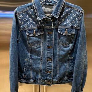 Hand crafted designer inspired denim jacket